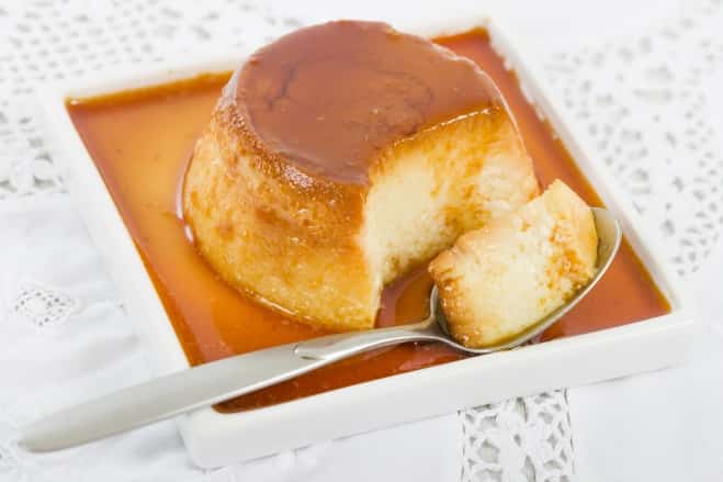 Crème caramel à la Ricotta
