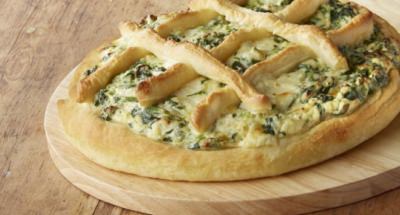 Pizza farcie à la ricotta, épinards et mozzarella - Galbani