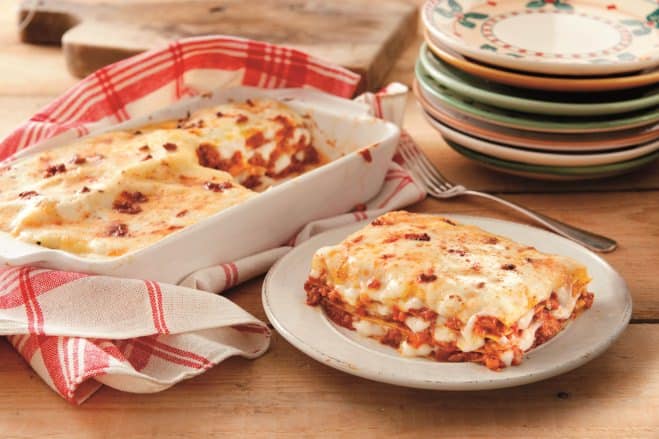 Recette - Lasagnes à la Viande et aux Légumes - Lasagnes