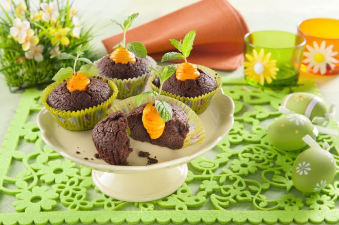 Recette Cupcakes au chocolat de Pâques