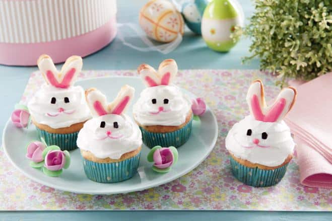 Caissettes à cupcakes Lapin de Pâques pas cher - Féerie Cake