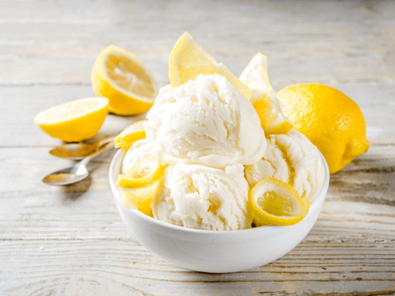 Recette Glace au Citron et au Mascarpone