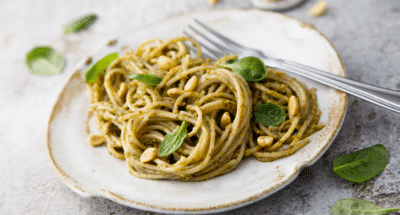 Délicieuse recette de pâtes à la ricotta, aux pistaches et aux amandes