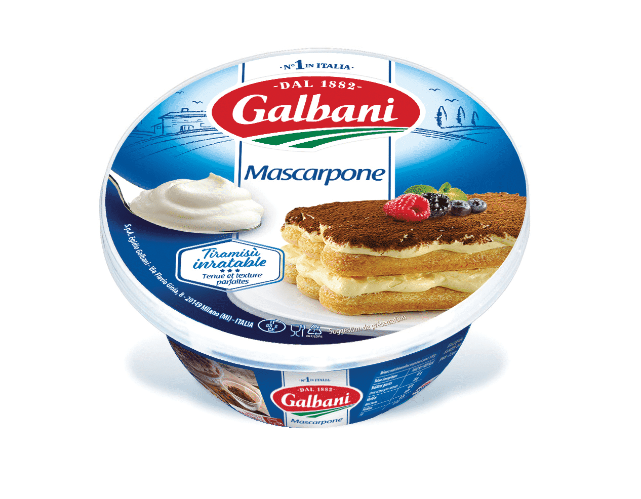 Mascarpone 250g - Nos Fromages À L&amp;#39;italienne | Galbani