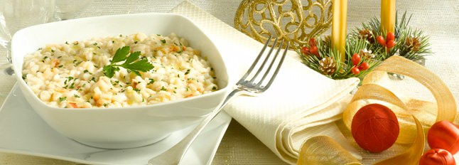 Risotto crémeux au Prosecco, Mascarpone et Langoustines - Galbani