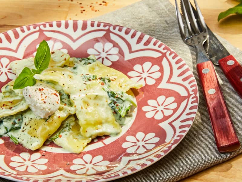 Recette Raviolis à la Ricotta et aux Épinards faits Maison