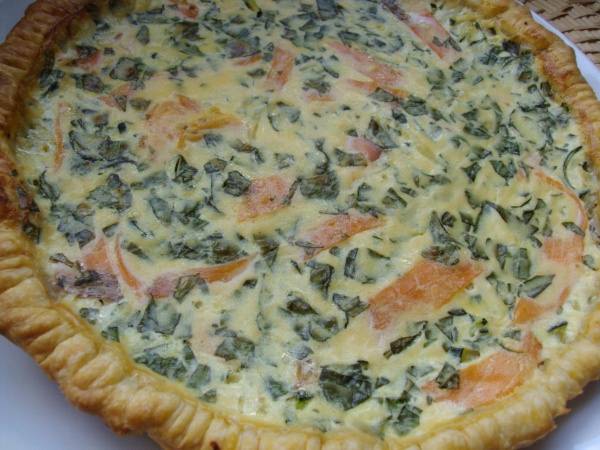 Tarte à la Truite Fumée et Basilic - Galbani