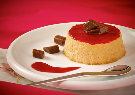 Gestreept Rubber Vul in Recette - Panna cotta caramel et fruits rouges - Desserts | Galbani