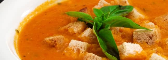 Soupe à la tomate : Recette de Soupe à la tomate