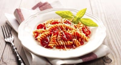 Pâtes en rouge et blanc - Galbani