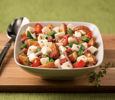 Recette Salade De Pommes De Terre Roties Et Mozzarella Salades