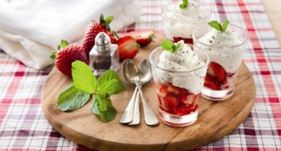 Tiramisù fraise au verre - Galbani