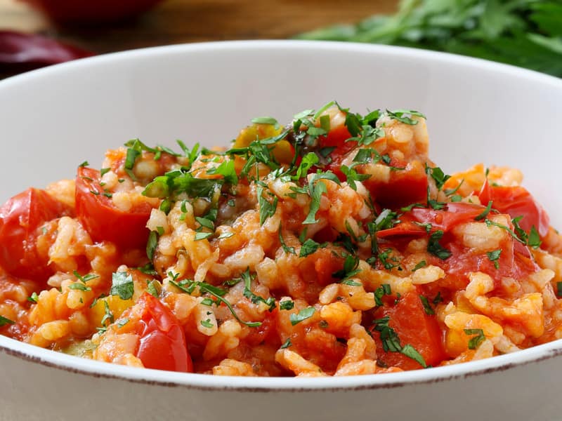 Recette - Risotto aux tomates - Risotto | Galbani