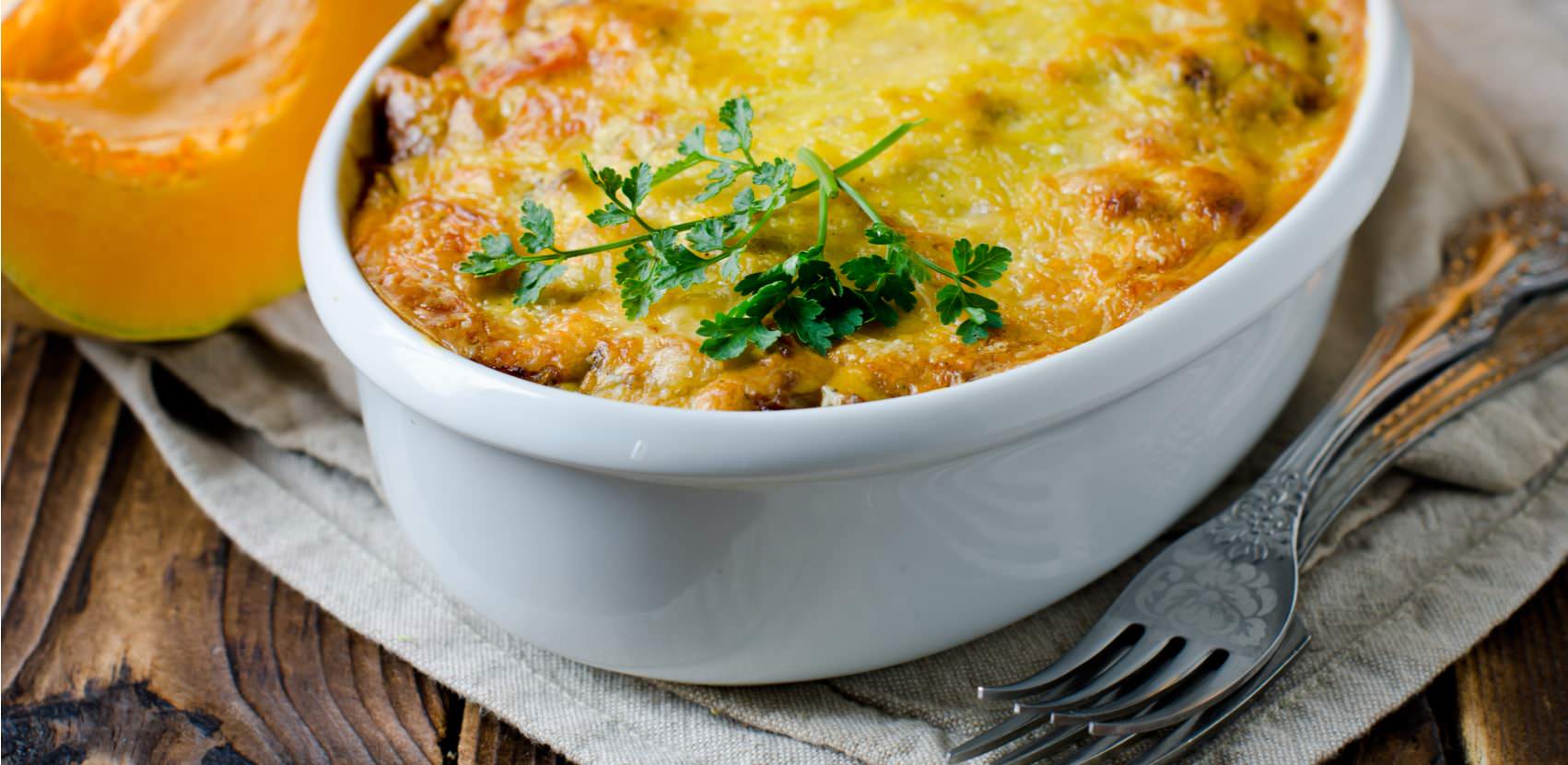 Recette Gratin de courge butternut