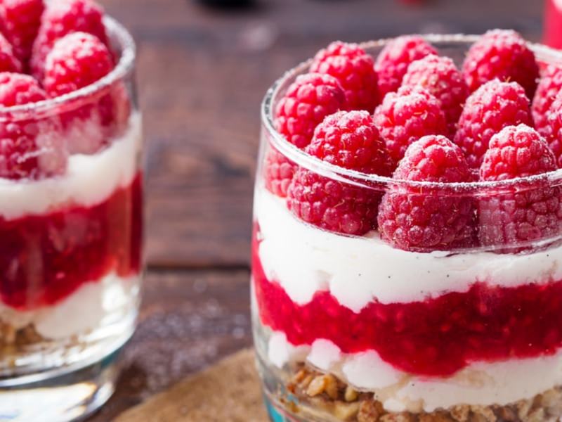 Recette Verrine biscuitée chocolat blanc et fruits rouges (facile