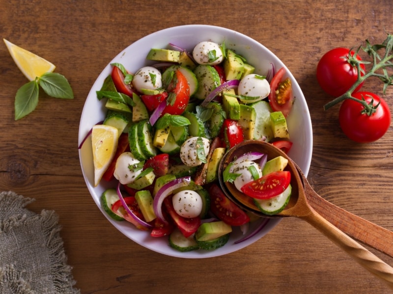 Recette - Salade végétarienne - Salade, Salades