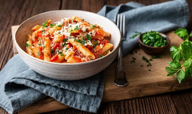 Pennes sauce arrabbiata : la recette italienne authentique, Recette