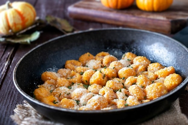 Recette gourmande de gnocchis de potimarron